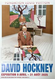 25 Exhibition Louis Vuitton Foundation Poster by David Hockney at Clifton Gallery