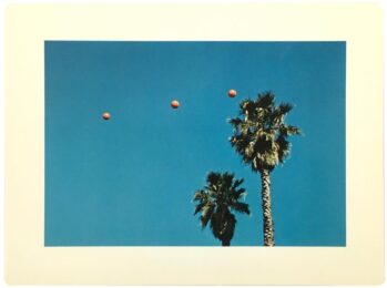 Throwing Three Balls in the Air to get a Straight Line (Best of Thirty-Six Attempts) by John Baldessari at Sims Reed Gallery (IFPDA)