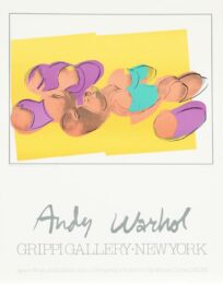 Space Fruit Exhibition Poster by Andy Warhol at Clifton Gallery