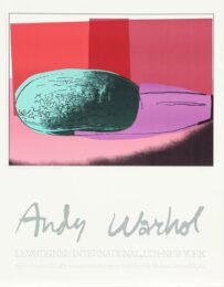 Space Fruit Exhibition Poster by Andy Warhol at Clifton Gallery