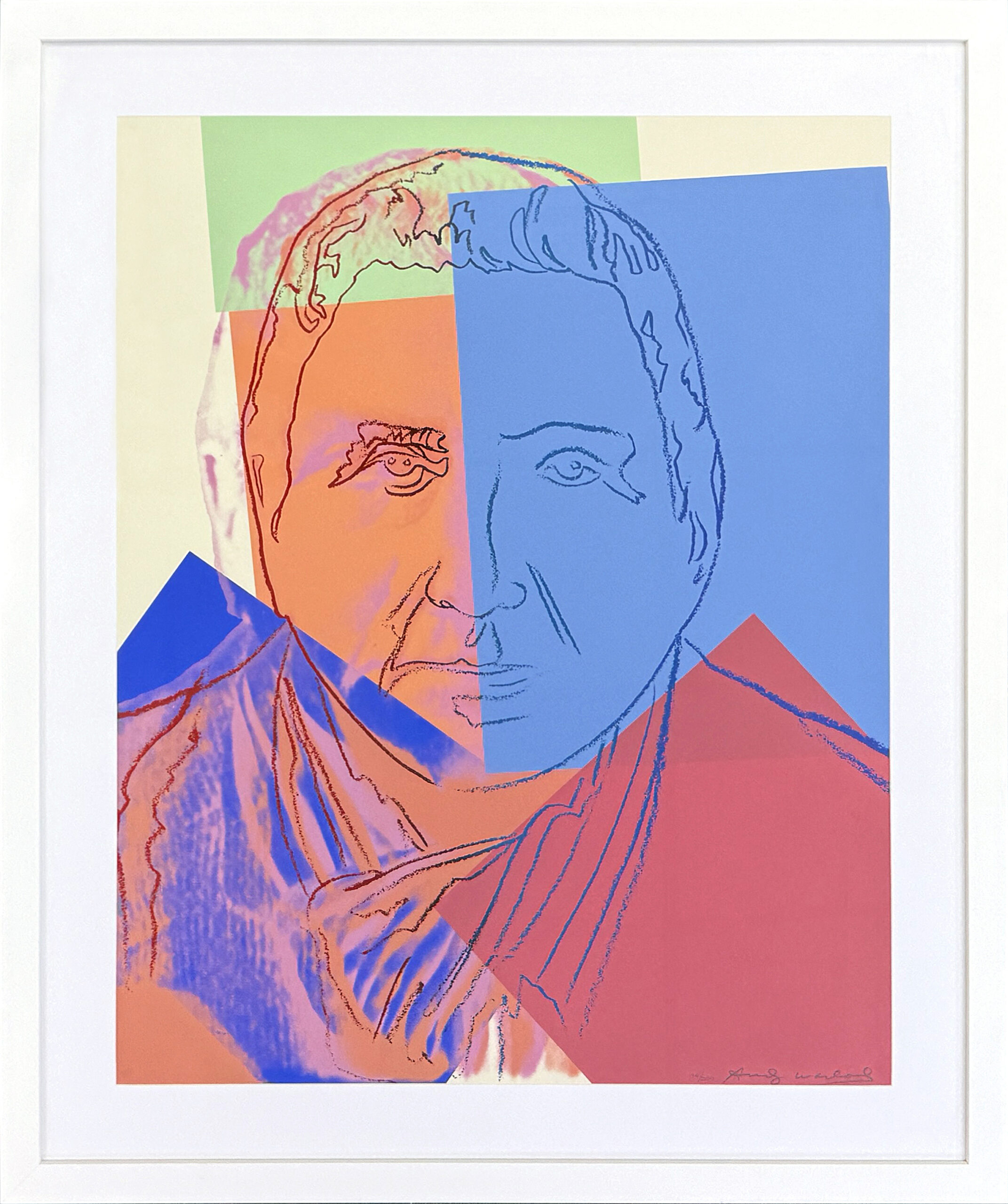 Gertrude Stein FS II.227 (hand signed screen print) by Andy Warhol