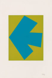 Blue over Green by Ellsworth Kelly at Susan Sheehan Gallery