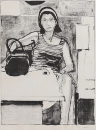 Woman Seated at a Table by Richard Diebenkorn at Susan Sheehan Gallery