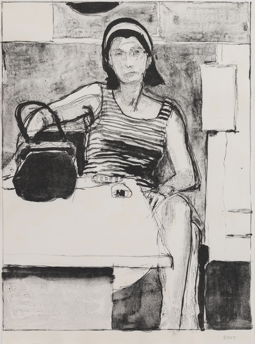 Woman Seated at a Table by Richard Diebenkorn