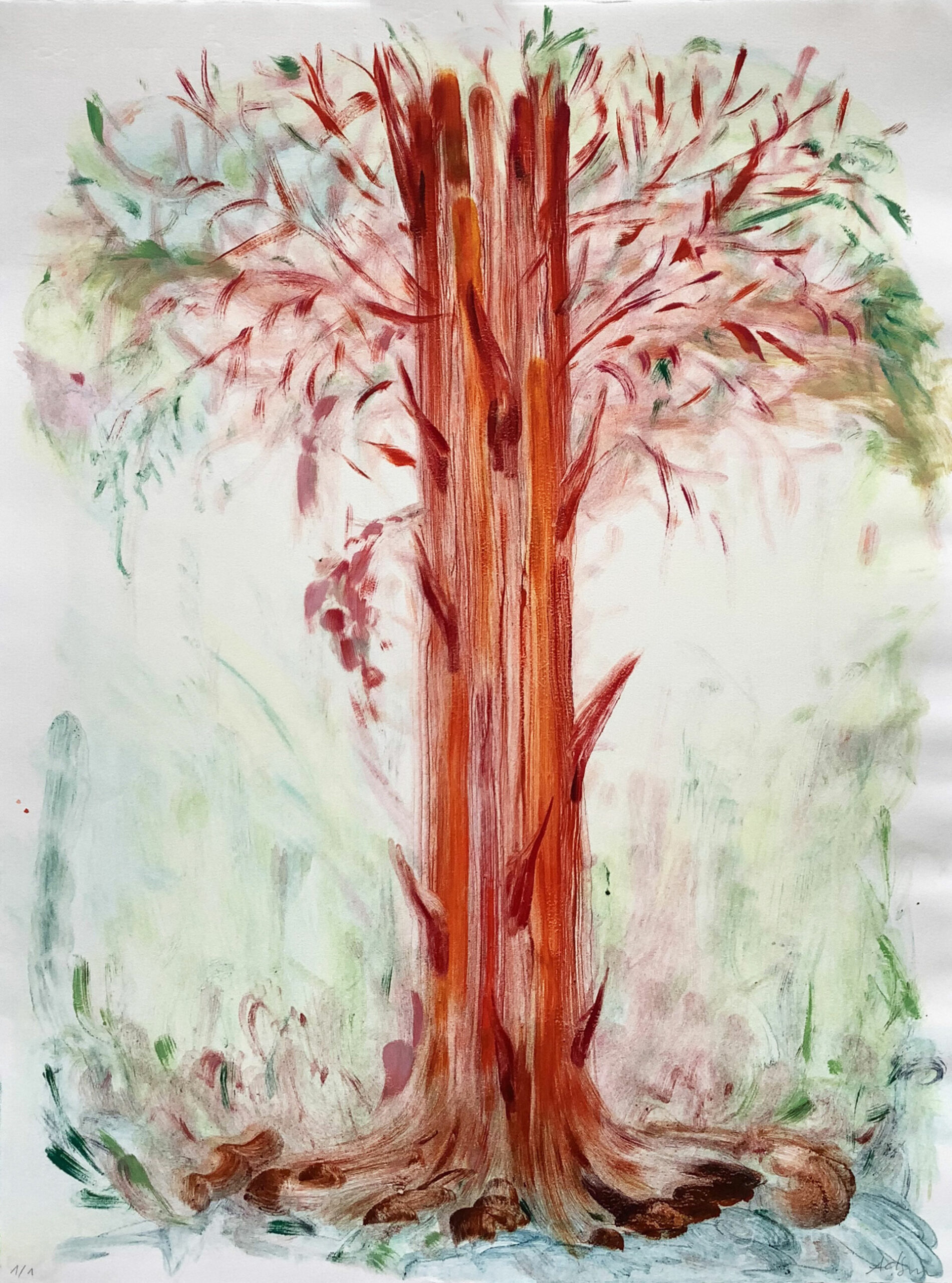 Arbre de vie IV by Armelle de Sainte Marie