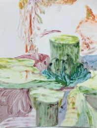 Piedéstal VI by Armelle de Sainte Marie at Michael Woolworth