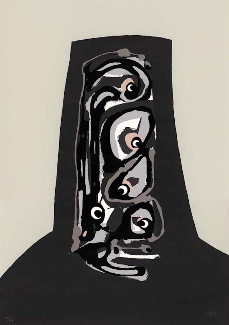 Bach by Antonio Saura
