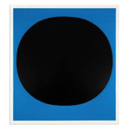 Black on Blue by Rupprecht Geiger at MLTPL