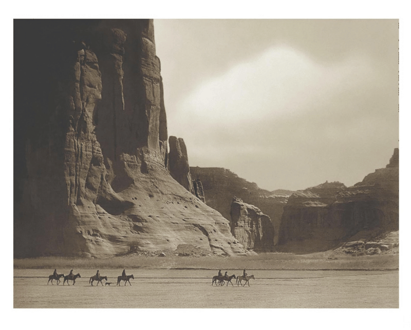 Canyon de Chelly by Edward Curtis