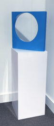 Blue Square with Circle by Clifford Singer at iMuseum Vegas