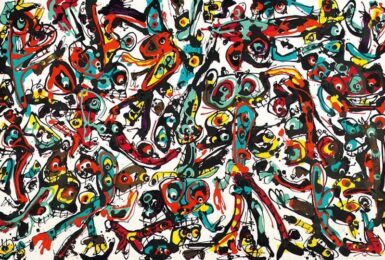 Dans le milieu by Antonio Saura at Vogtle Contemporary