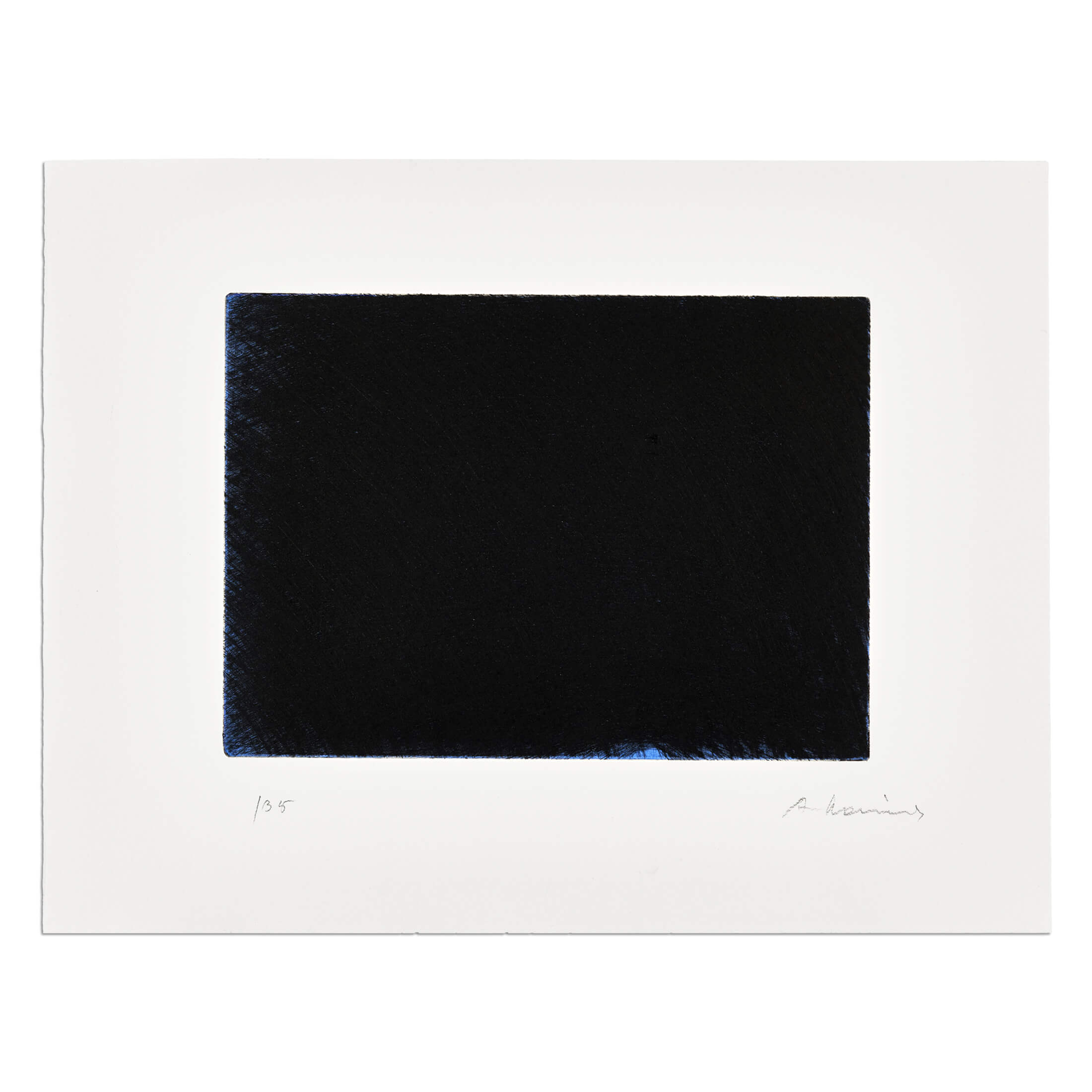 Das Blau der Nacht by Arnulf Rainer