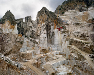 Carrara Marble Quarries #1, Carrara, Italy by Edward Burtynsky at Robin Rosenberg Fine Art