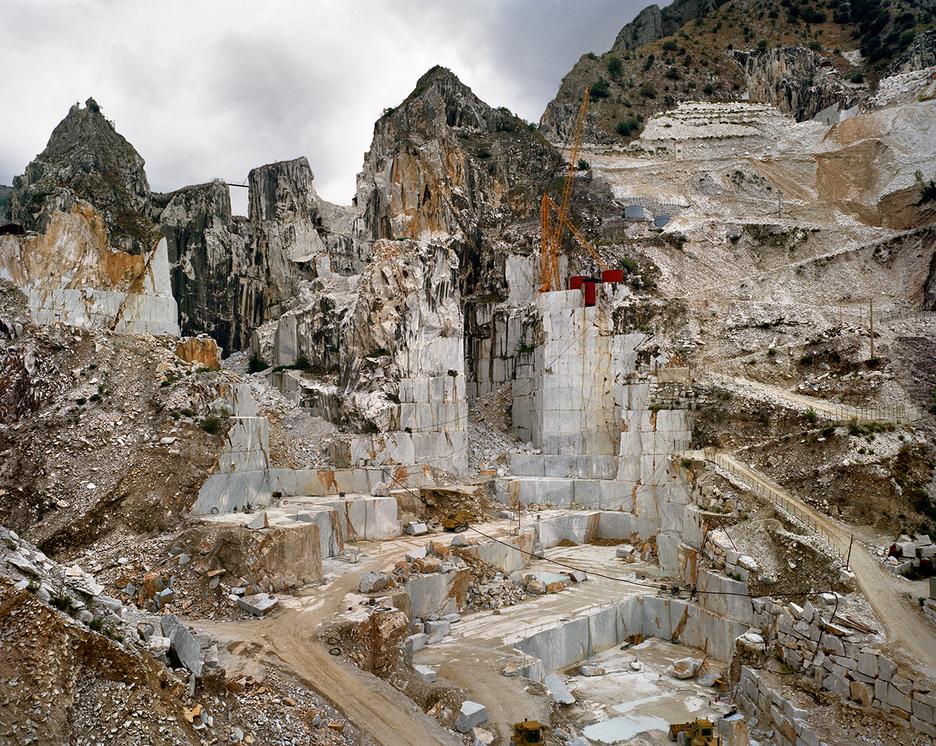 Carrara Marble Quarries #1, Carrara, Italy by Edward Burtynsky