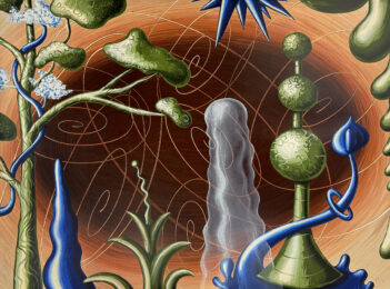 Earthworld by Kenny Scharf at GallArt.com