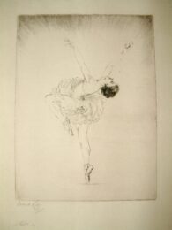 A back bend en pointe by Christened Albert Frank Hill at Editions Graphiques Ltd