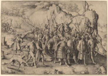 Conversion of St Paul by Lucas Van Leyden at Chicago Fine Prints