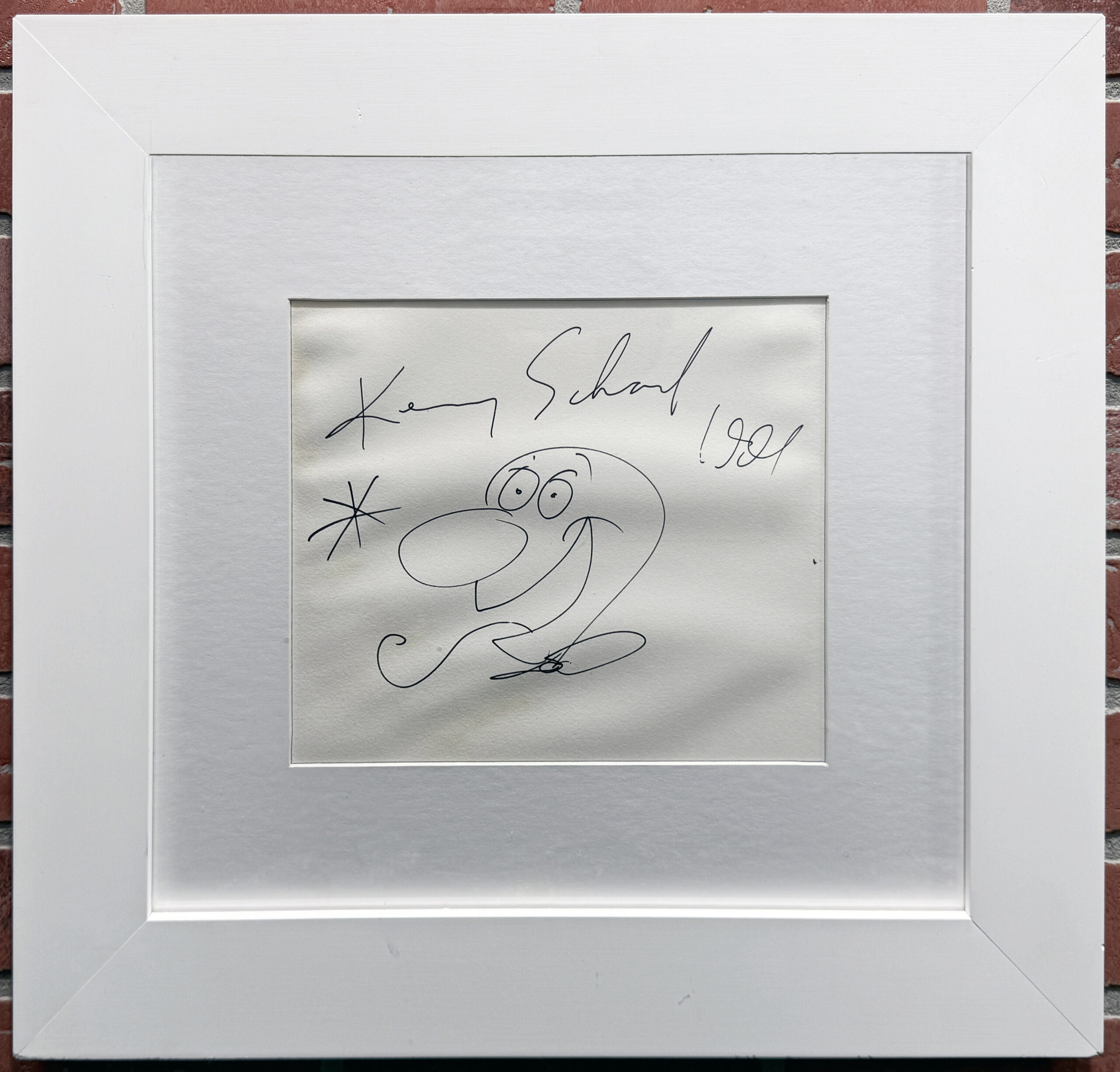 Untitled (original drawing on paper) by Kenny Scharf