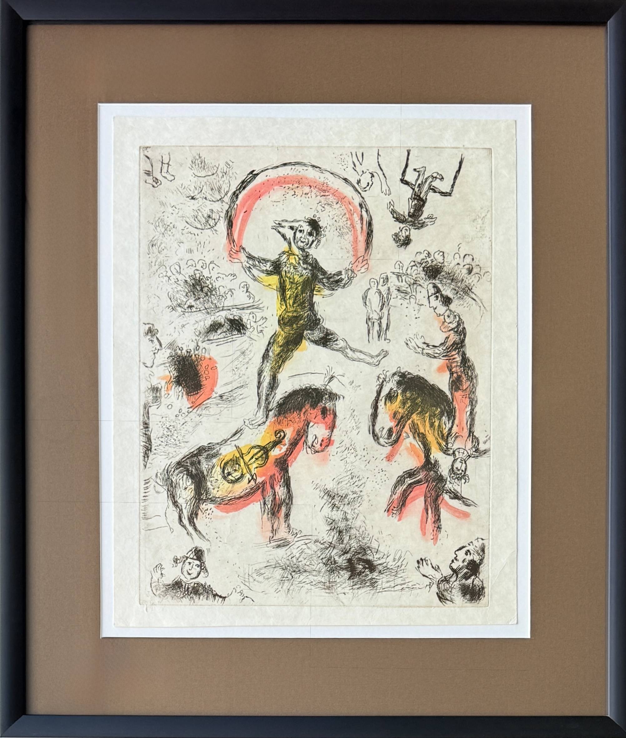 Celui qui dit les choses sans rien dire, Planche VI by Marc Chagall