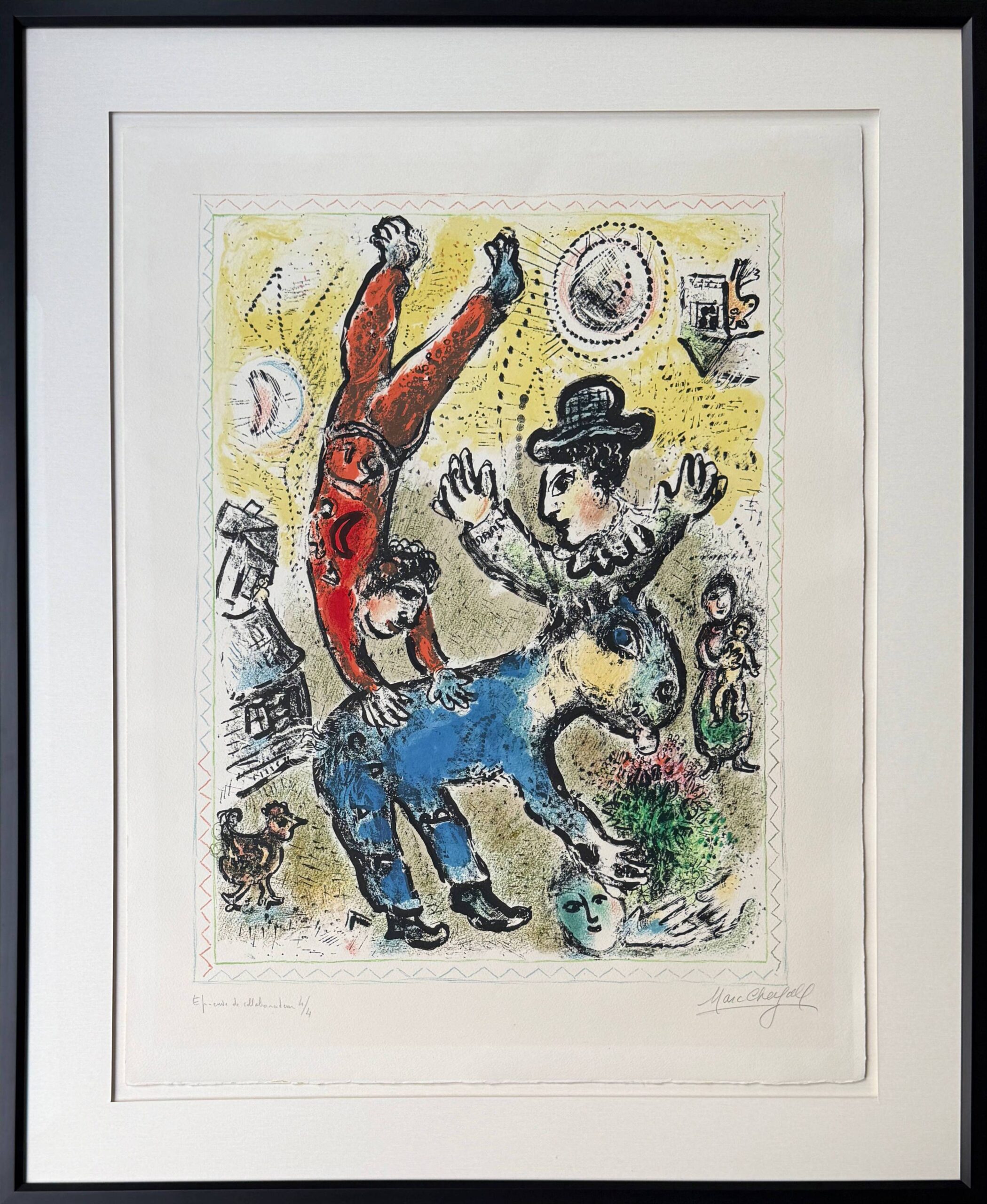 L’Acrobate rouge by Marc Chagall