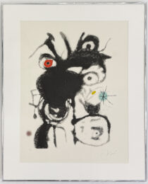 Plate 4 From Espriu-Miro, Dupin 872 (large signed aquatint etching) by Joan Miro at GallArt.com