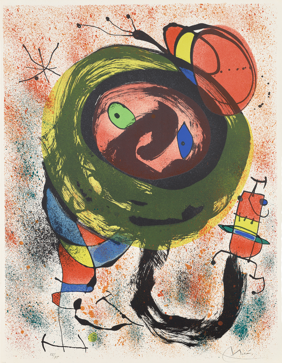 Les voyants V by Joan Miro