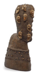 Rostro (rare, large bronze sculpture) by Manuel Mendive at GallArt.com
