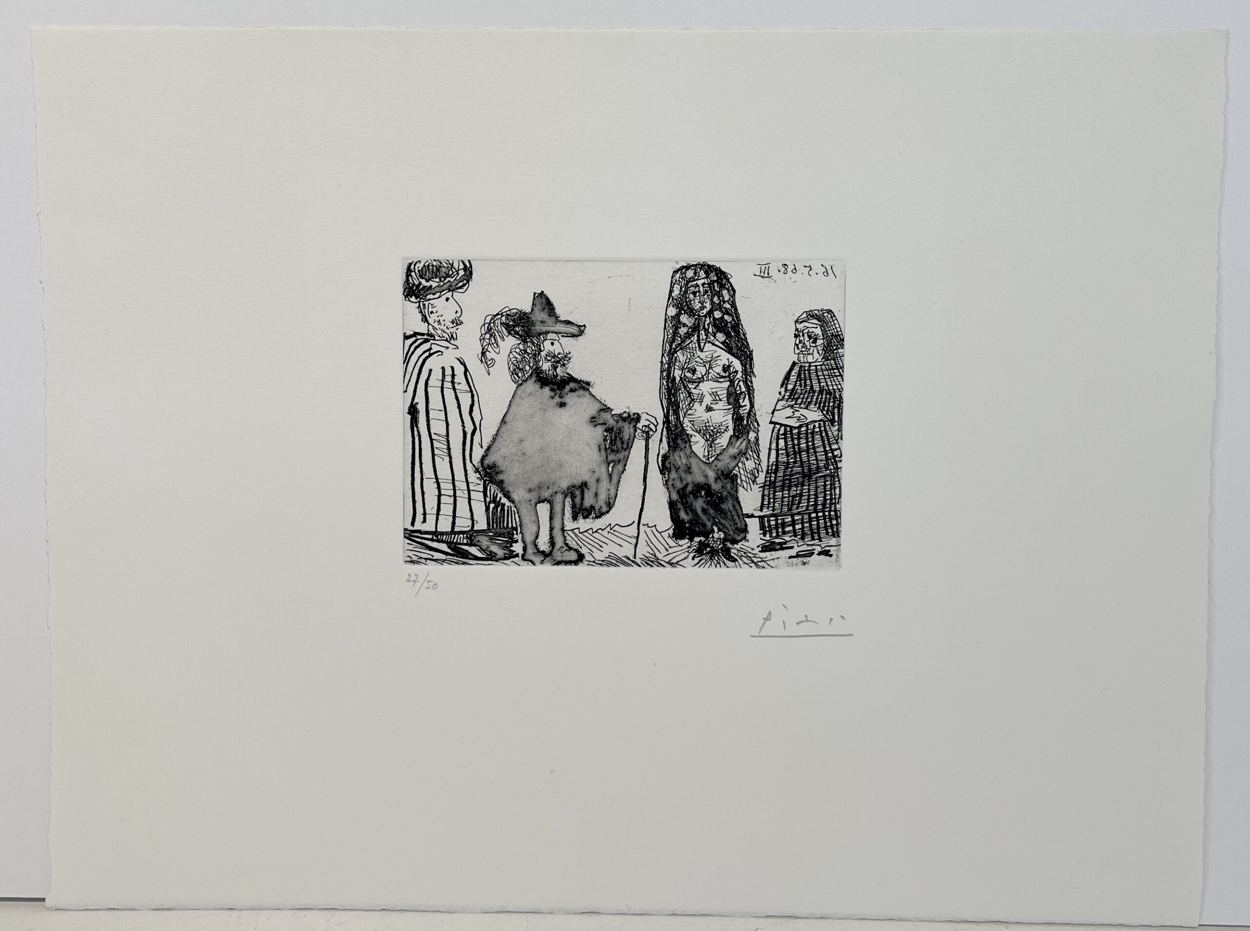 Mille et une nuits et célestine: la jeune esclave by Pablo Picasso