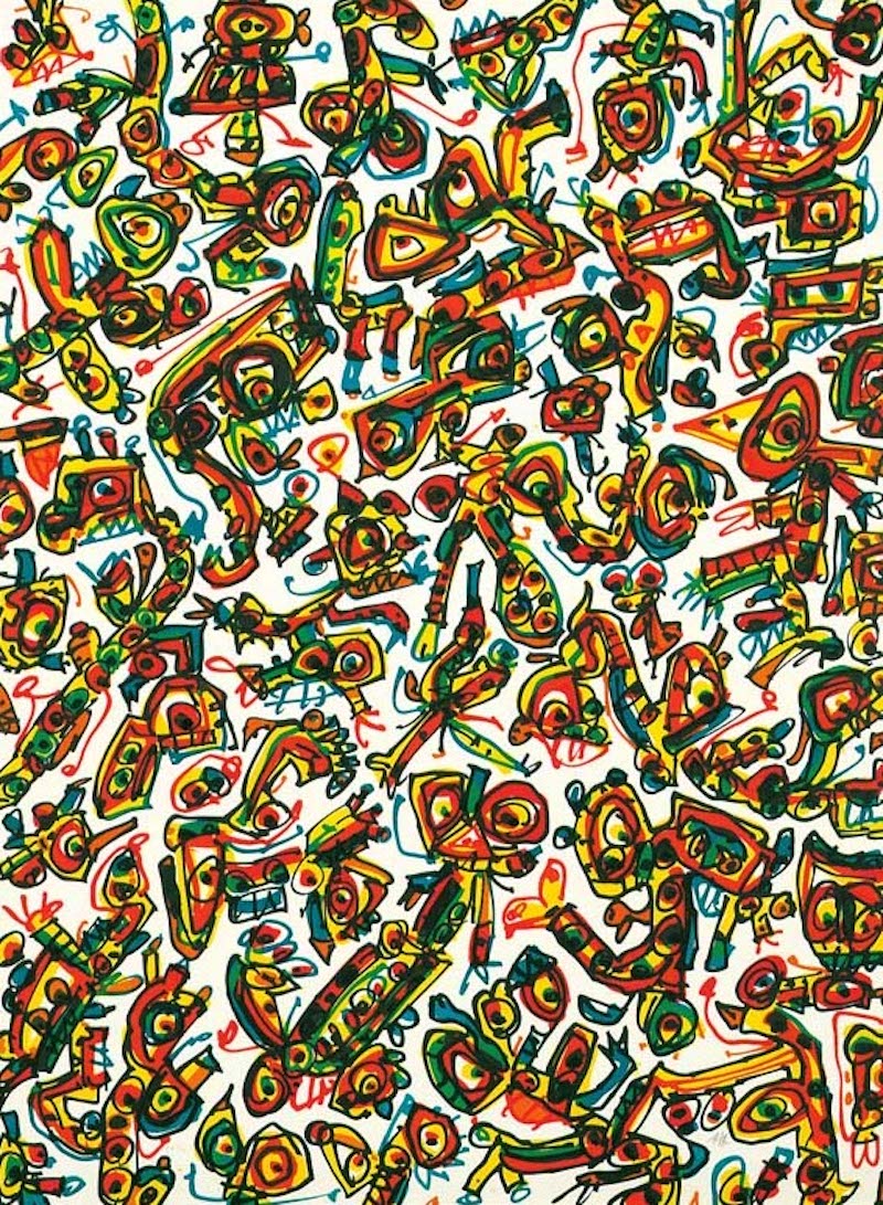 Mutaciones 1 by Antonio Saura