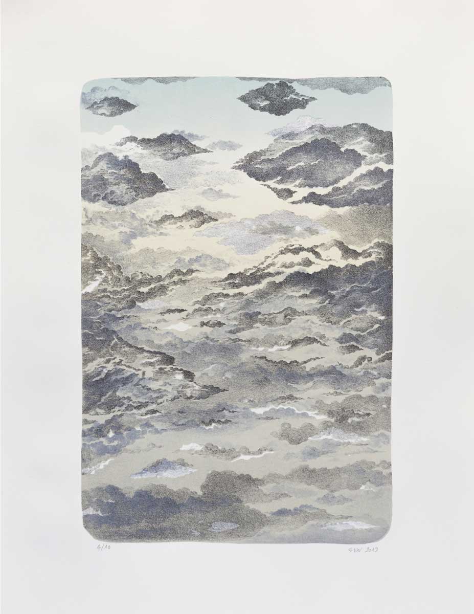 Nuage IV, second state by Mélanie Delattre-Vogt
