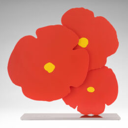 Red with Yellow by Donald Sultan at Michael Lisi/Contemporary Art