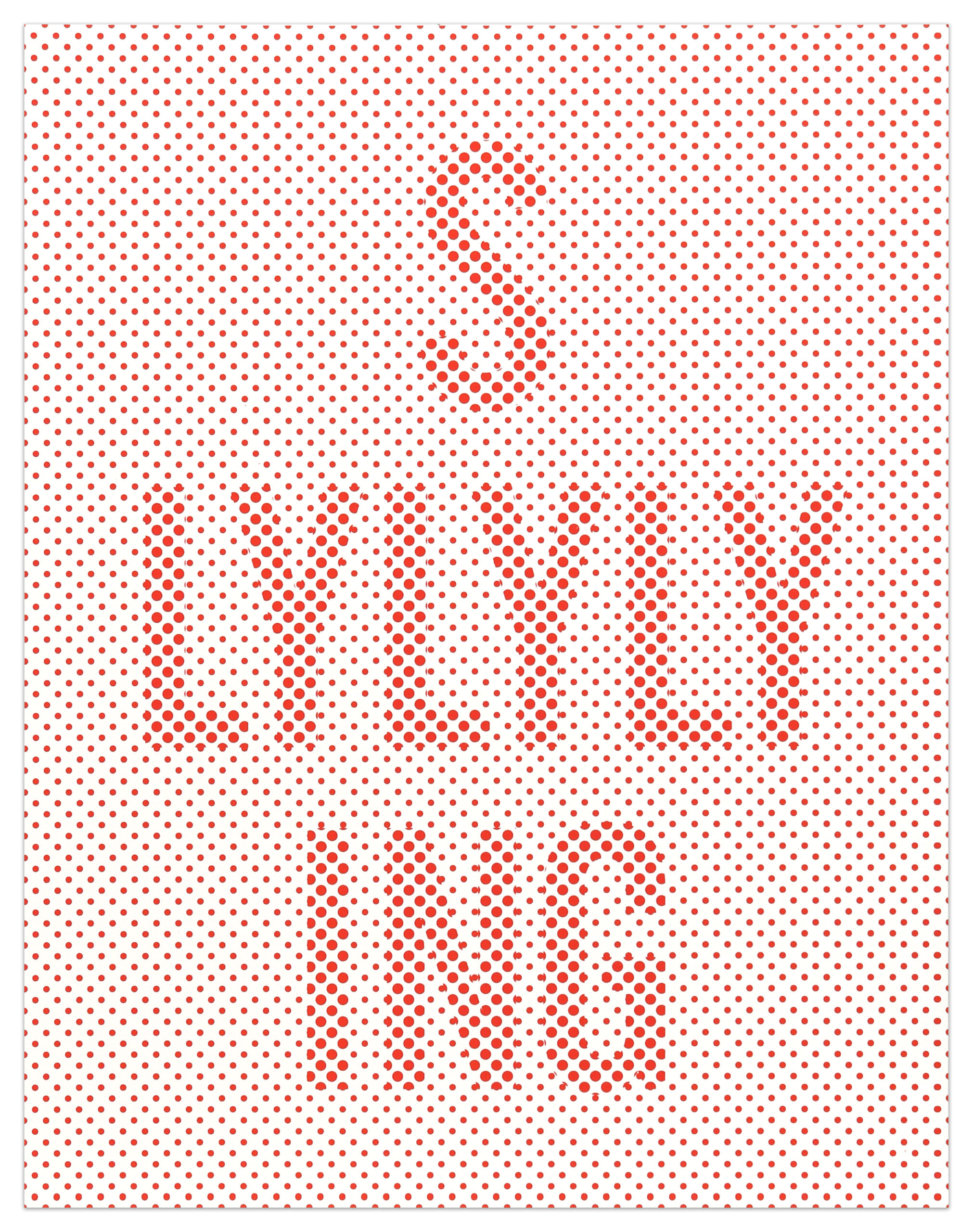 Slyly Lying from Griffelkunst series by Kay Rosen
