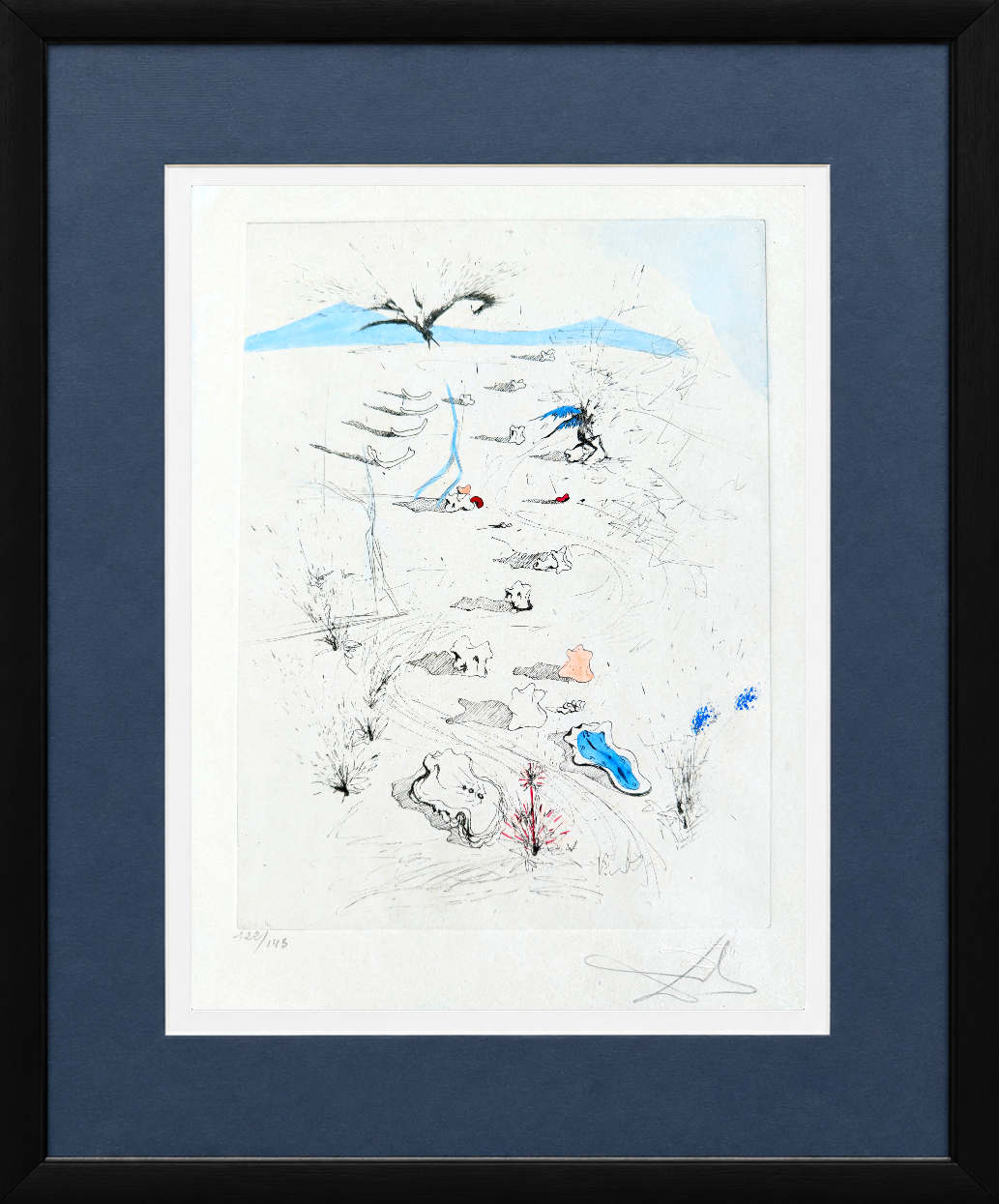 La Plage de Sète (The Beach at Sète) by Salvador Dalí