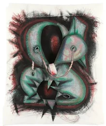Shoe String by Elizabeth Murray at Jim Kempner Fine Art