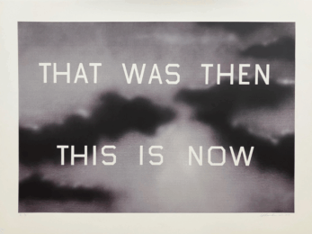 That Was Then This Is Now II by Ed Ruscha at Vermillion Editions