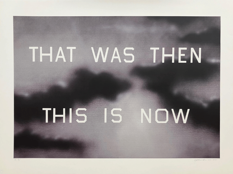 That Was Then This Is Now II by Ed Ruscha