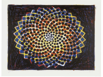 Clocks and Clouds/5 by Terry Winters at Gemini G.E.L. at Joni Moisant Weyl