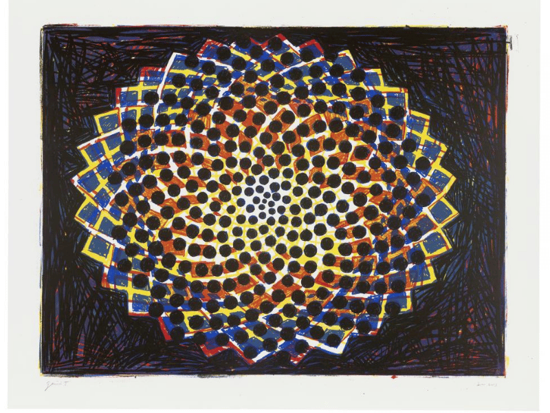 Clocks and Clouds/5 by Terry Winters