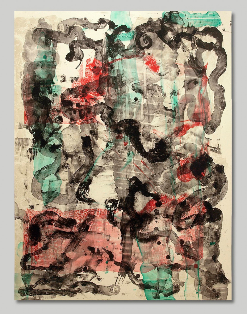 Untitled Abstraction by Ed Moses
