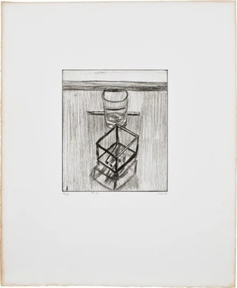 #9 from 41 Etchings Drypoint by Richard Diebenkorn