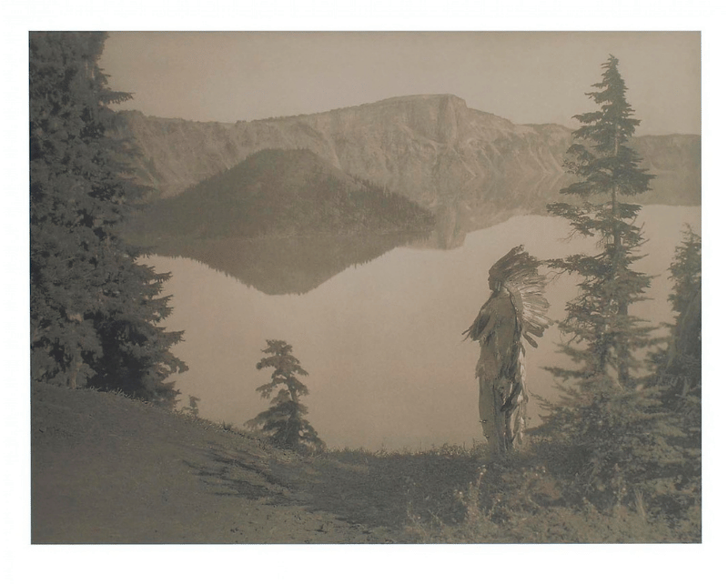 Crater Lake by Edward Curtis