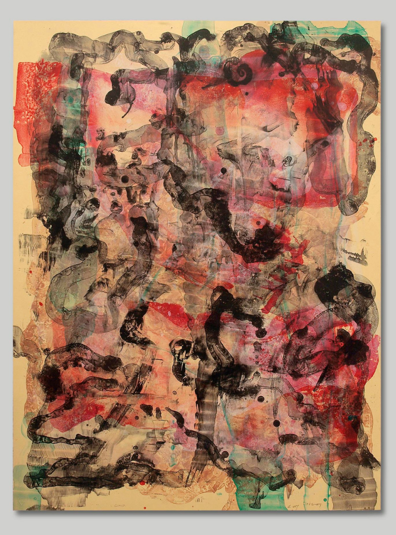 Untitled Abstraction by Ed Moses