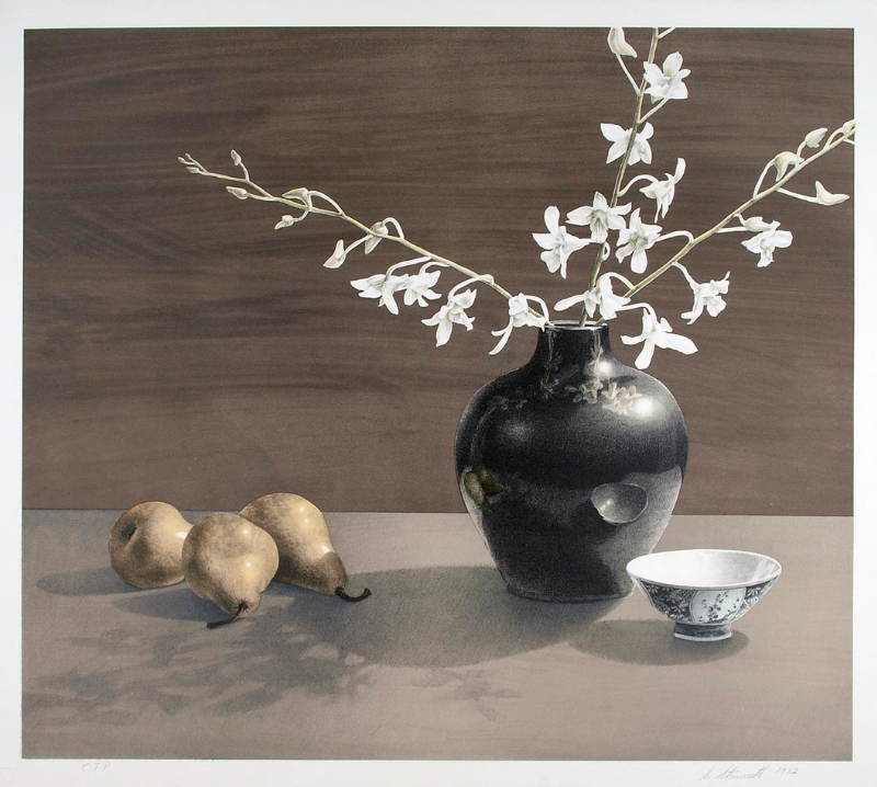 Still Life with Pears by Skip Steinworth