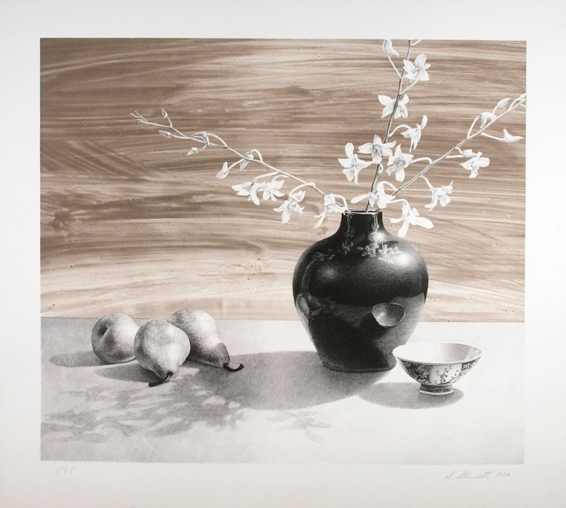Still Life with Pears by Skip Steinworth