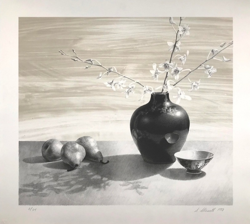 Still Life with Pears II by Skip Steinworth