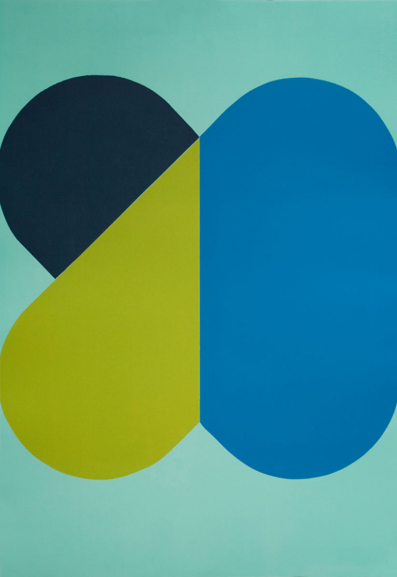 Shuffle on green by Richard Gorman