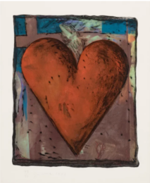 Viennese Heart VII by Jim Dine at Puccio Fine Art