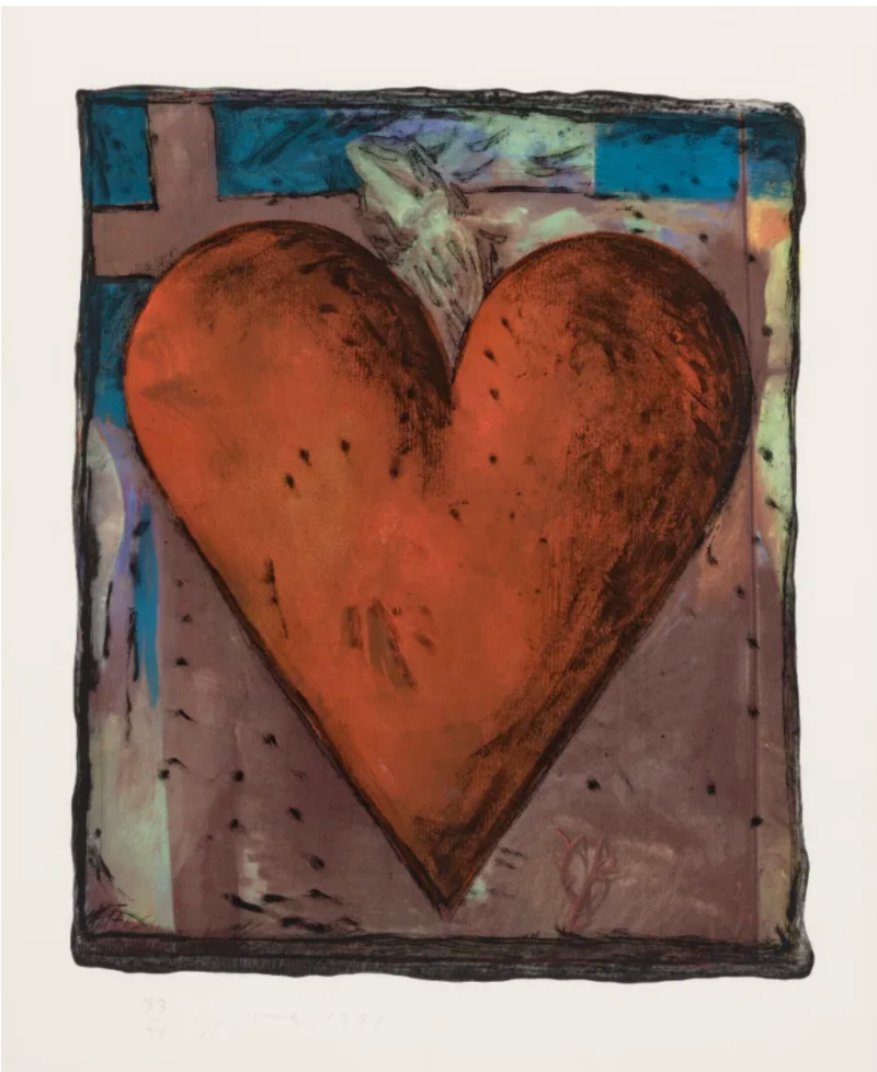 Viennese Heart VII by Jim Dine