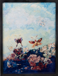 Butterflies, after Odilon Redon by Vik Muniz at Puccio Fine Art