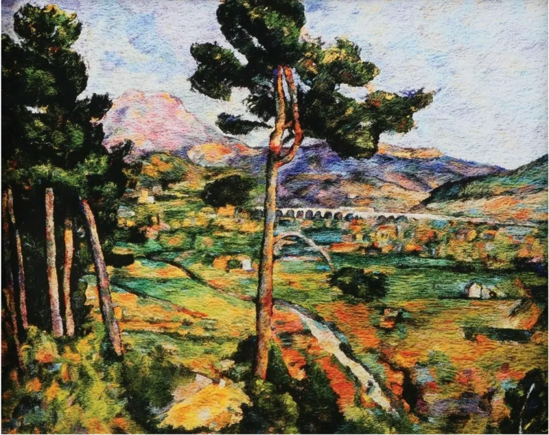 Montagne Sainte Victoire, seen from Montbriand by Vik Muniz